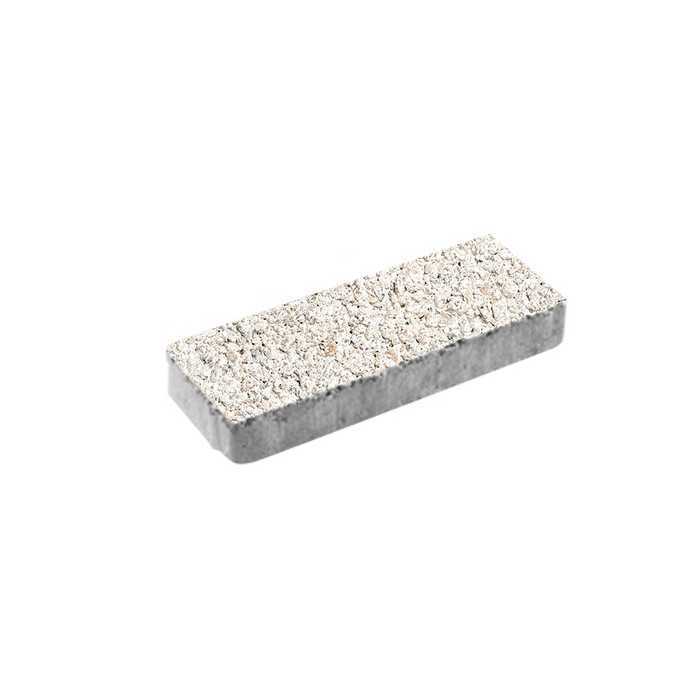 Плитка тротуарная Паркет Б.6.П.8 гранит белый 600x200x80 мм